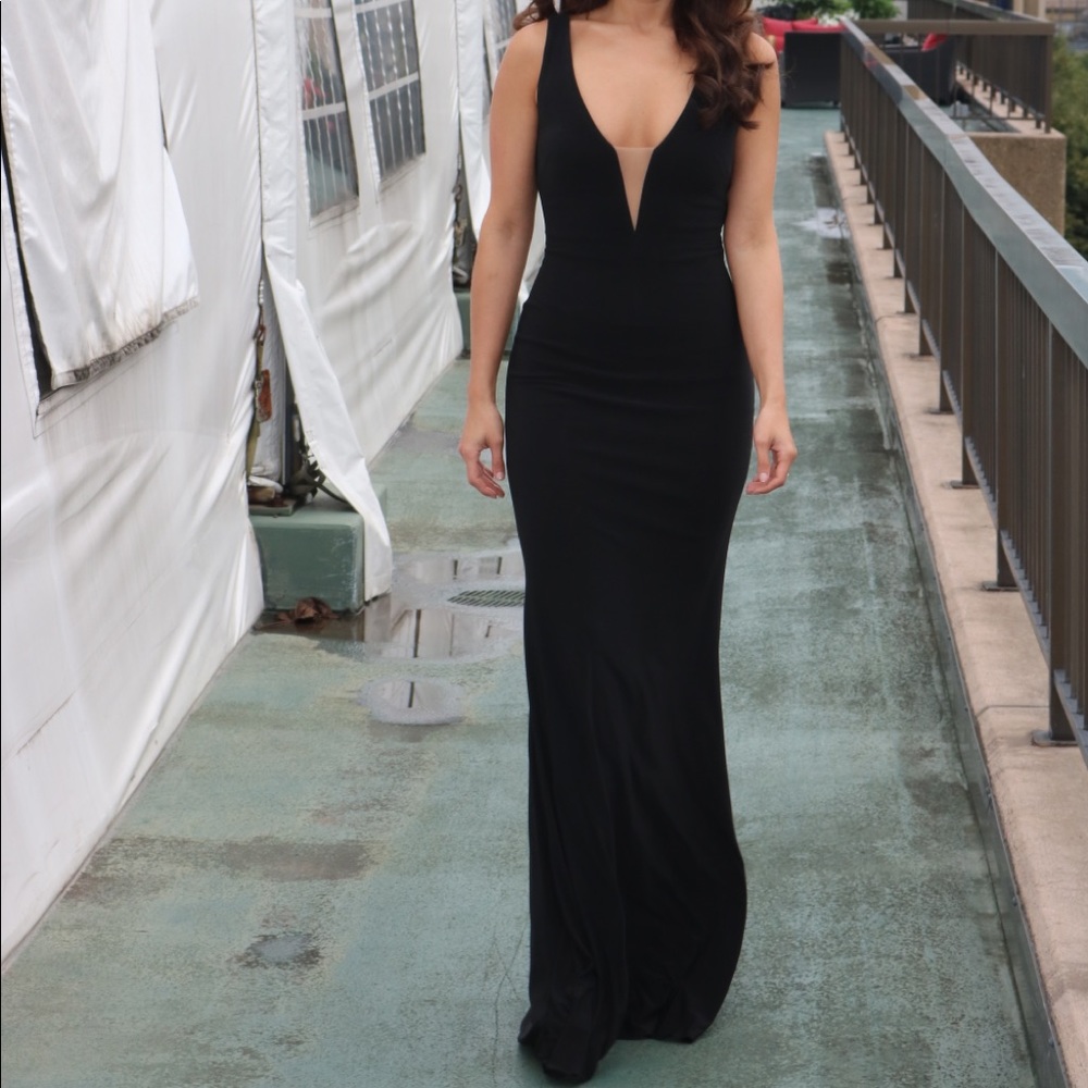JVN Black Prom Dress